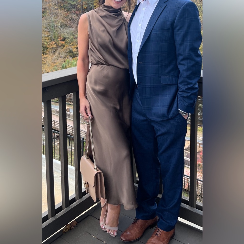 Elegant Hello Molly Brown Satin Dress